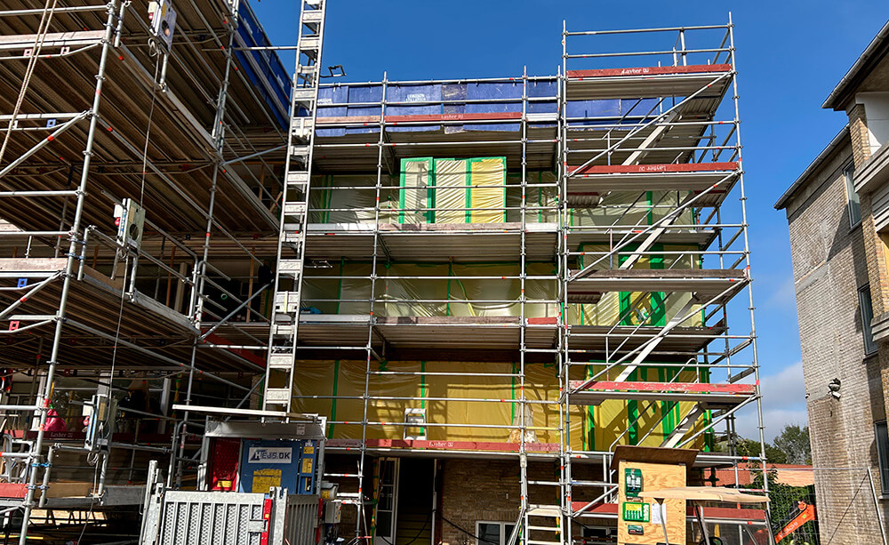 Støvtæt asbestområde