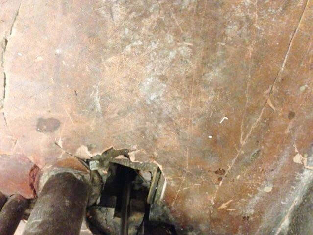 Magnesitgulve med asbest