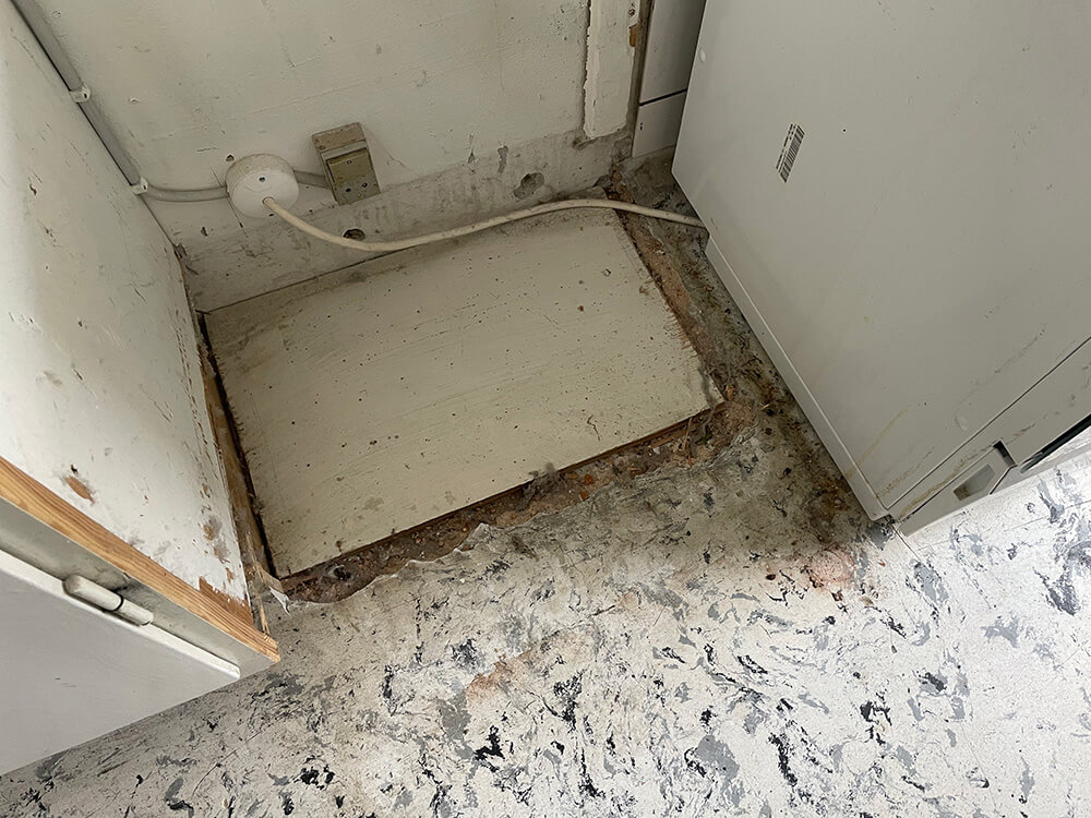 Magnesitgulve med asbest